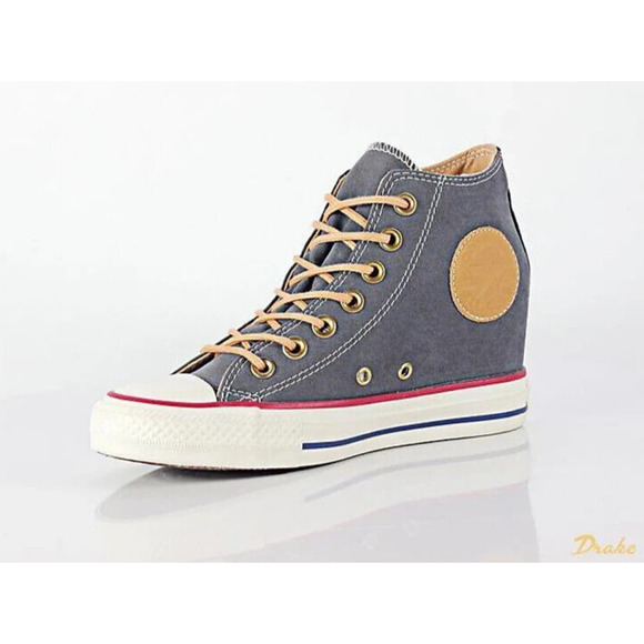 Converse Chuck Taylor Hidden Wedge Black 551617C Women’s Sneakers Shoes 9.5 - Picture 1 of 5